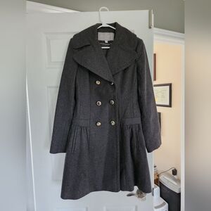 Jessica Simspon Grey Wool Peacot Size M